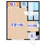ベルグラン八木山南の間取り画像