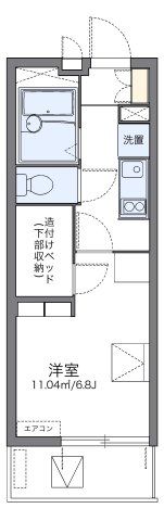 レオパレスAZUMAの間取り画像