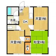 金子ハイツの間取り画像