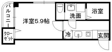 ハイツセーヌの間取り画像