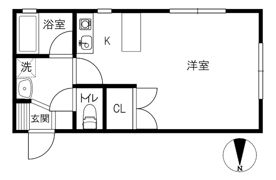 ハイヒルズの間取り画像