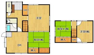 楠橋南3丁目戸建 6号の間取り画像