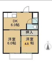 コーポ小田の間取り画像