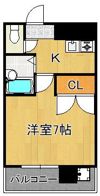 ユースハイツMDの間取り画像