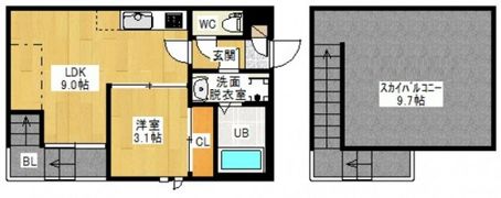 GRANDTIC 五日市 HARUの間取り画像