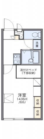 レオパレス花葉Aの間取り画像