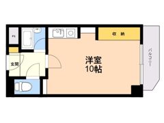 ビジネス・ワン六本松の間取り画像