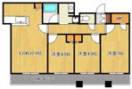小倉D.C.TOWER 602号室の間取り画像