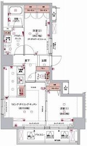 フォースター浅草今戸の間取り画像