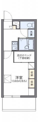 レオパレスYOGIの間取り画像