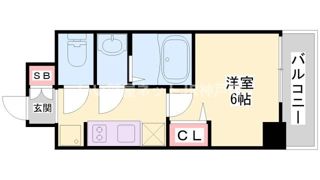 プレサンス兵庫駅前の間取り画像