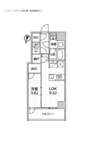 シーズンフラッツ新大塚の間取り画像