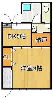 木屋瀬3丁目17番33号貸家の間取り画像