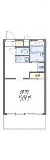 レオパレスプレシオEの間取り画像