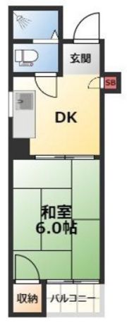 コーポラス寺町の間取り画像