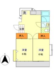 ハイツSATOの間取り画像