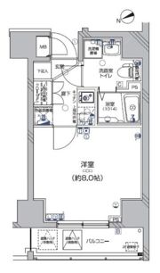 ディアレイシャスID横浜南の間取り画像
