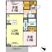 D crest長沼3丁目の間取り画像