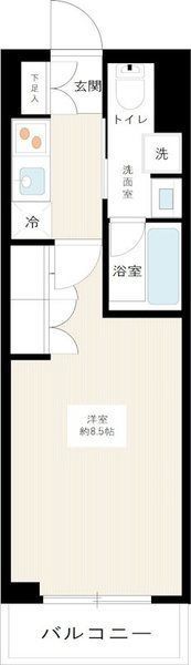 AXAS武蔵小山ASYLCOURTの間取り画像