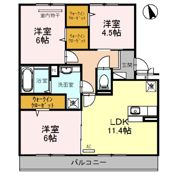 プレミアム十番館の間取り画像