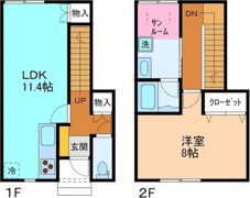 本郷町APARTMENT A棟の間取り画像