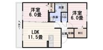 ベルックスハイムの間取り画像
