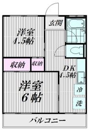 池第一コーポの間取り画像