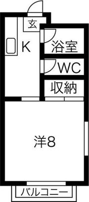 ラ・フォーレ駒方 A棟の間取り画像