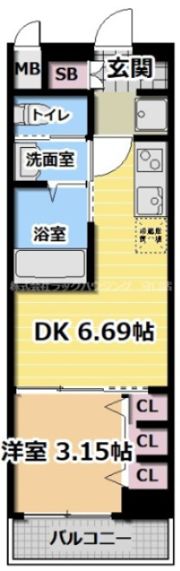 守口プライマリーワンの間取り画像