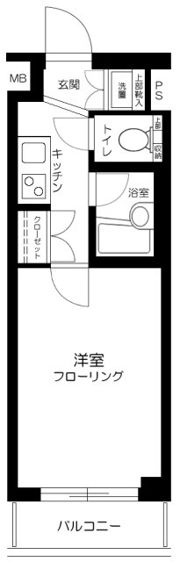 ルーブル西馬込壱番館の間取り画像