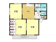 ロアールBの間取り画像