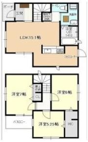 弥勒寺東2-46KODATEXⅣ-Aの間取り画像