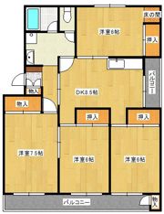 ヴィラナリー小倉南の間取り画像