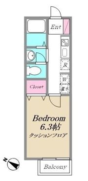 エルメゾン ユウの間取り画像