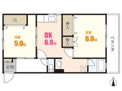 熊本ビルの間取り画像