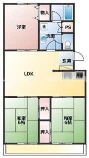 サンリーブハイツの間取り画像