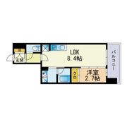 アクタス大橋パークスクエアの間取り画像