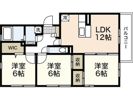 ヴィルヌーブの間取り画像