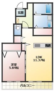 グレンツェンの間取り画像