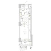 ルクレ高円寺アジールコートの間取り画像