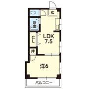 スカイハイツ上鶴の間取り画像