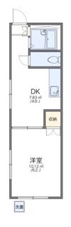 レオパレスKobayashiの間取り画像