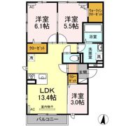カポックの間取り画像