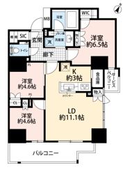 王子飛鳥山ザファーストタワー＆レジデンス タワー棟の間取り画像