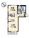 リアージュ B棟の間取り画像