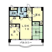 ﾗｲｵﾝｽﾞﾏﾝｼｮﾝ新大江第3 403号の間取り画像