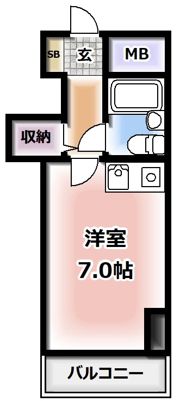 シャルムメゾン香里の間取り画像