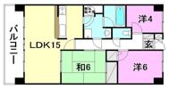 グラシアス道後の間取り画像