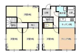 金山新東貸家の間取り画像
