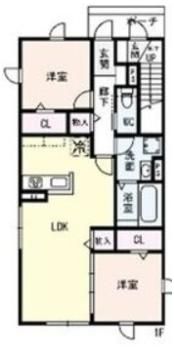 仮称)高槻市古曽部町ハイツA棟の間取り画像